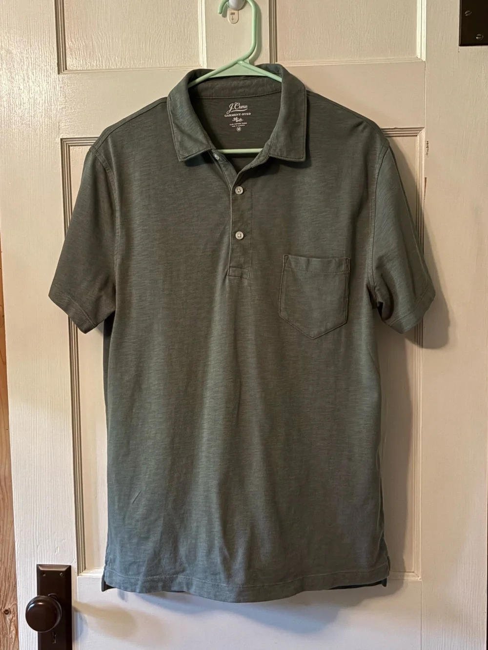 J.Crew Garment-Dyed Slub Cotton Men’s Polo